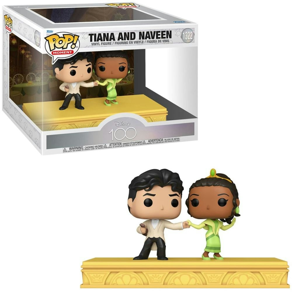 Pack de 2 Funko Pop Disney 100.º Aniversario Tiana y Naveen