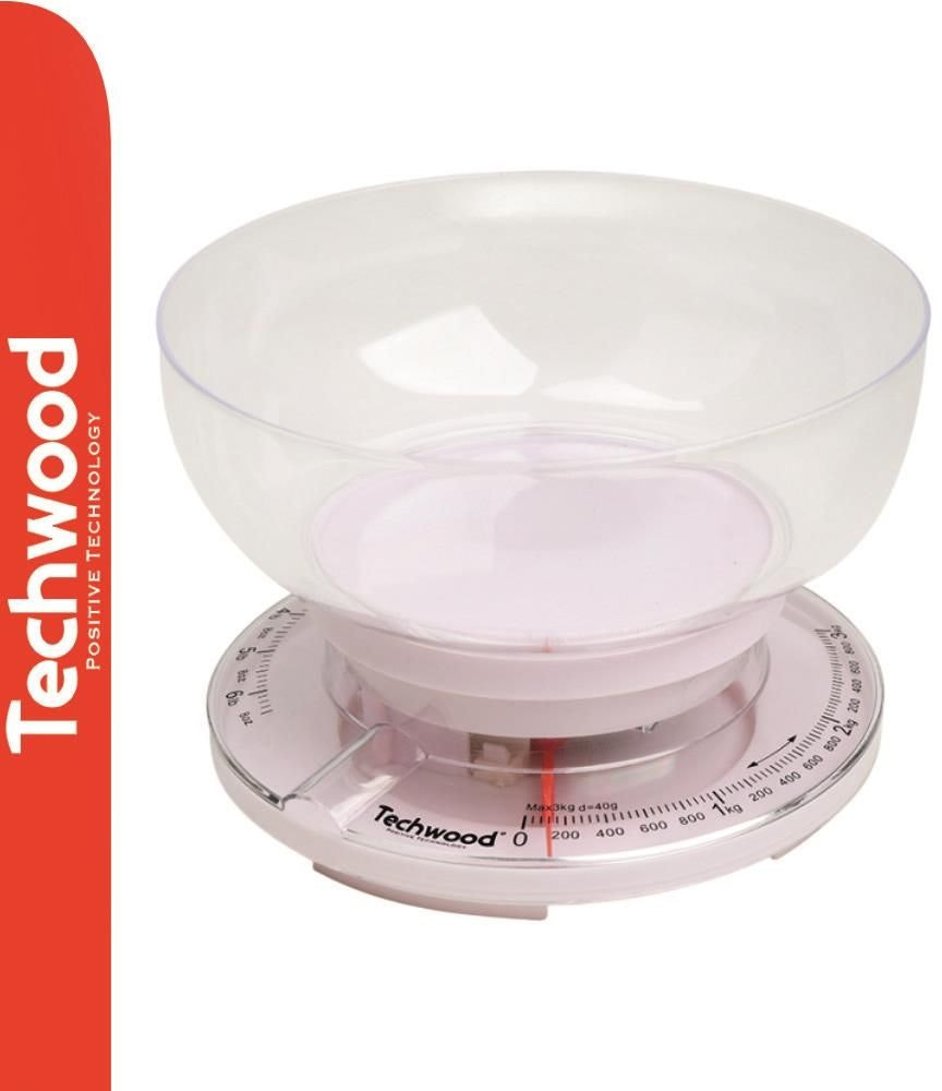 Báscula de cocina analógica 3 kg con cuenco