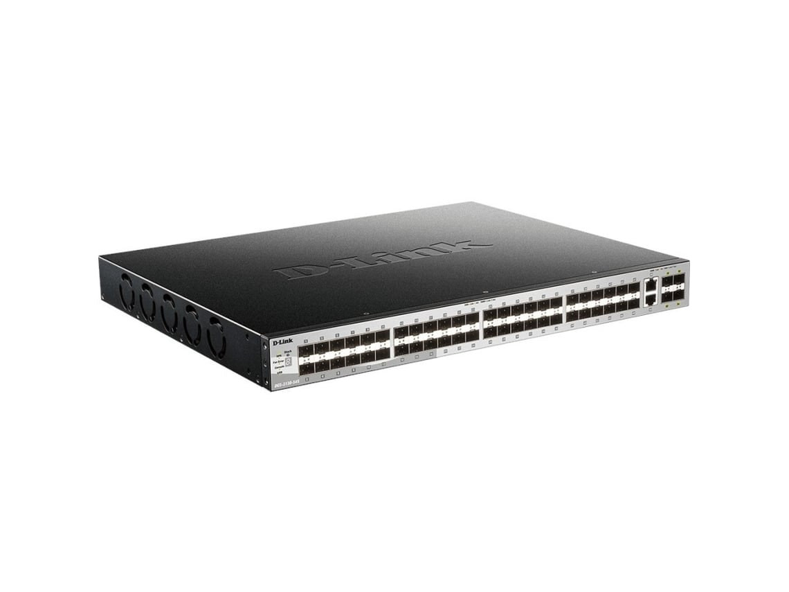 Switch Ethernet apilable D-LINK 54 puertos 48 SFP 4 SFP+ 2x10G
