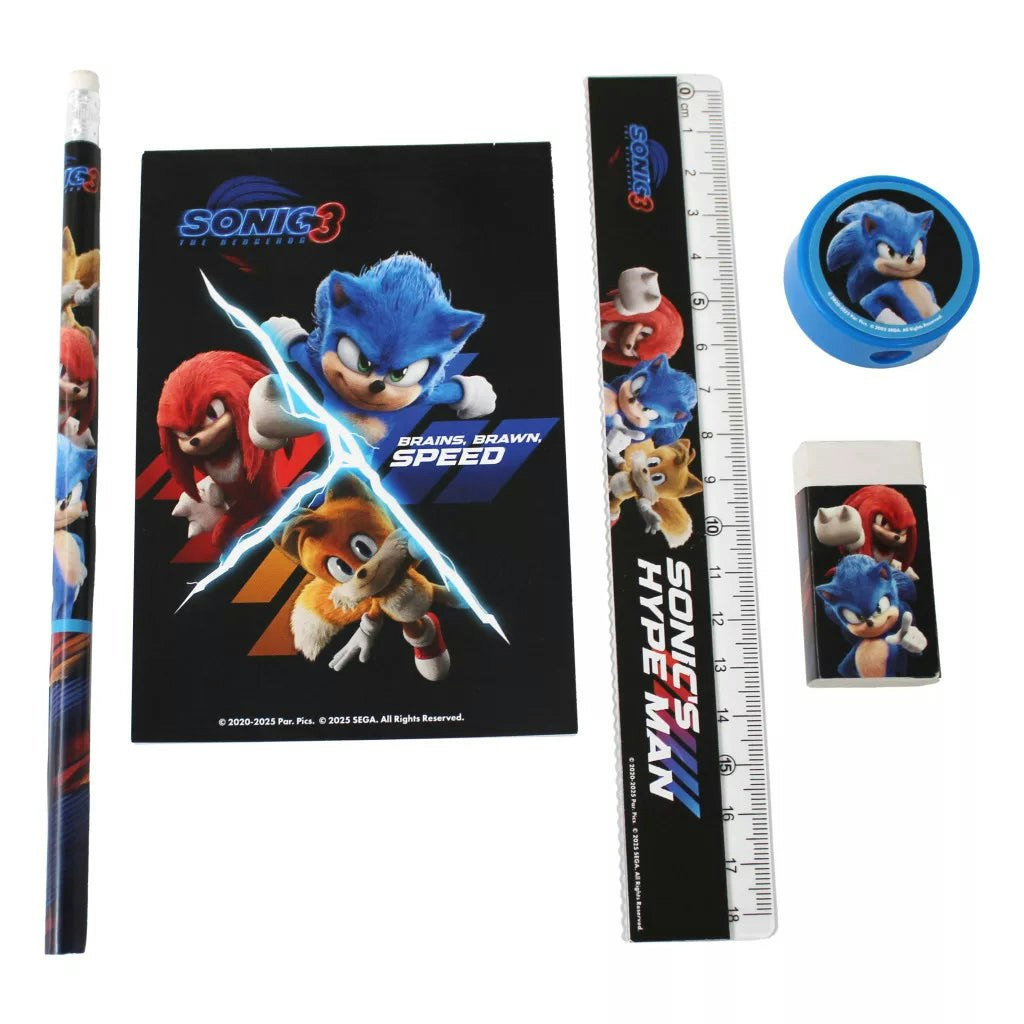 Conjunto escolar Sonic Hype (5 peças)