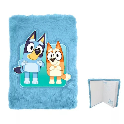 Plush Bluey notebook A5 with 3D cover