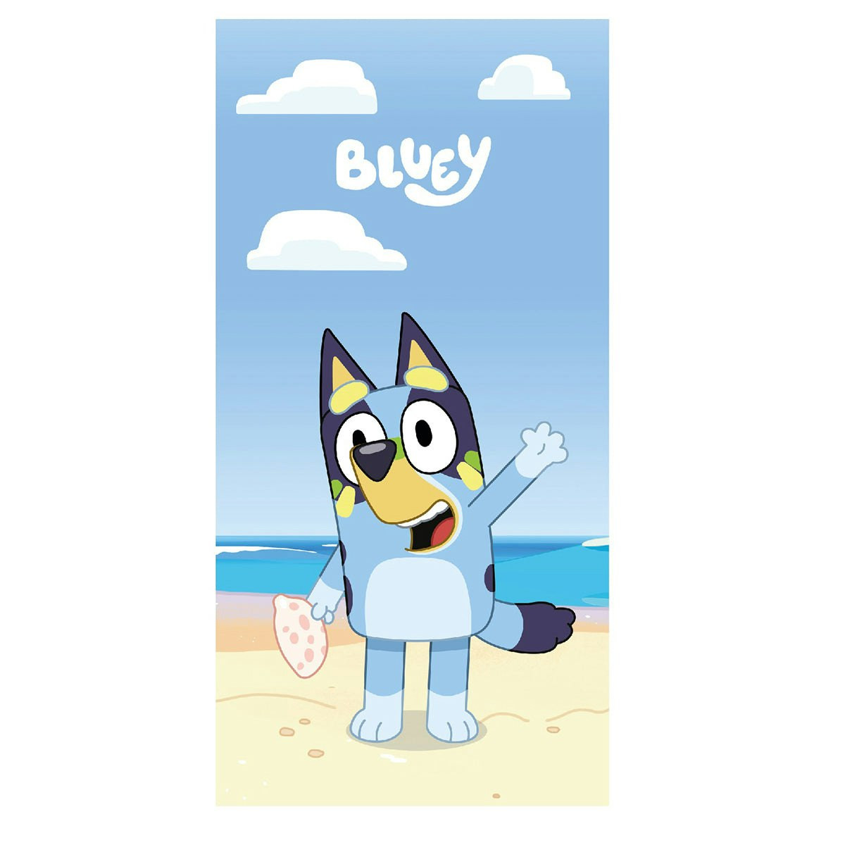 Toalha de praia microfibra Bluey