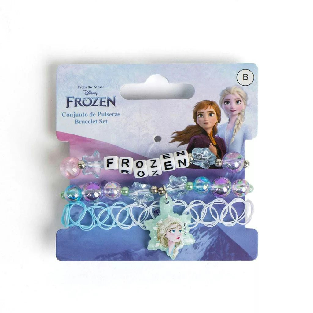 Set de 3 pulseras tema Frozen