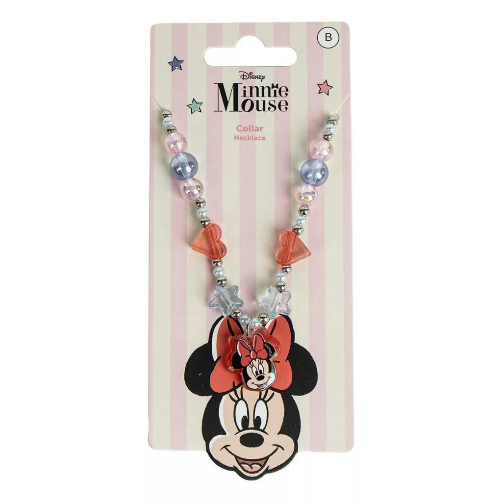 Collar infantil Minnie en metal con detalles en esmalte