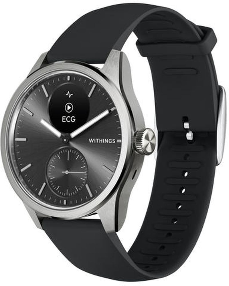 Scanwatch 2 smartwatch with stainless steel case and sapphire glass