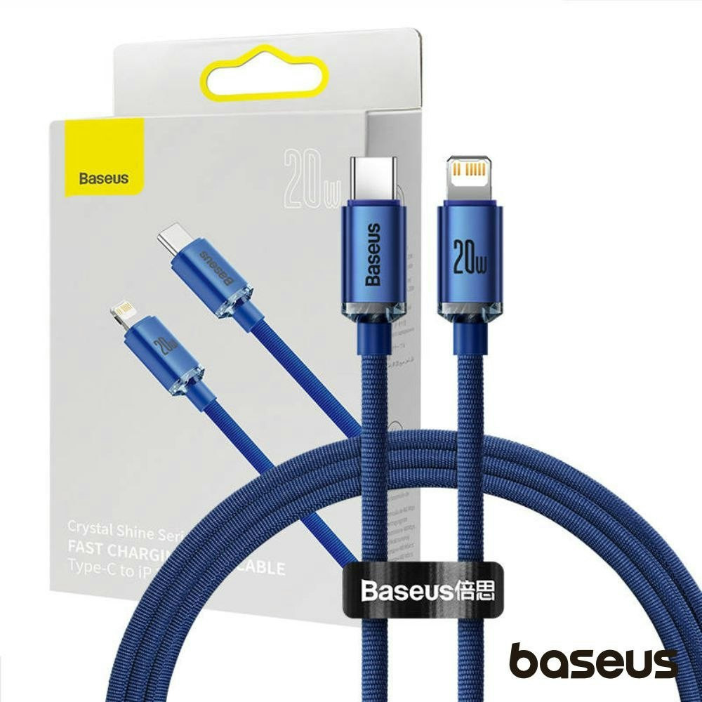 Crystal Shine Lightning to USB-C Cable 20W