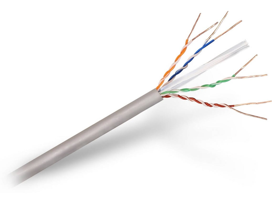 Cable de red AISENS RJ45 305 m Gris