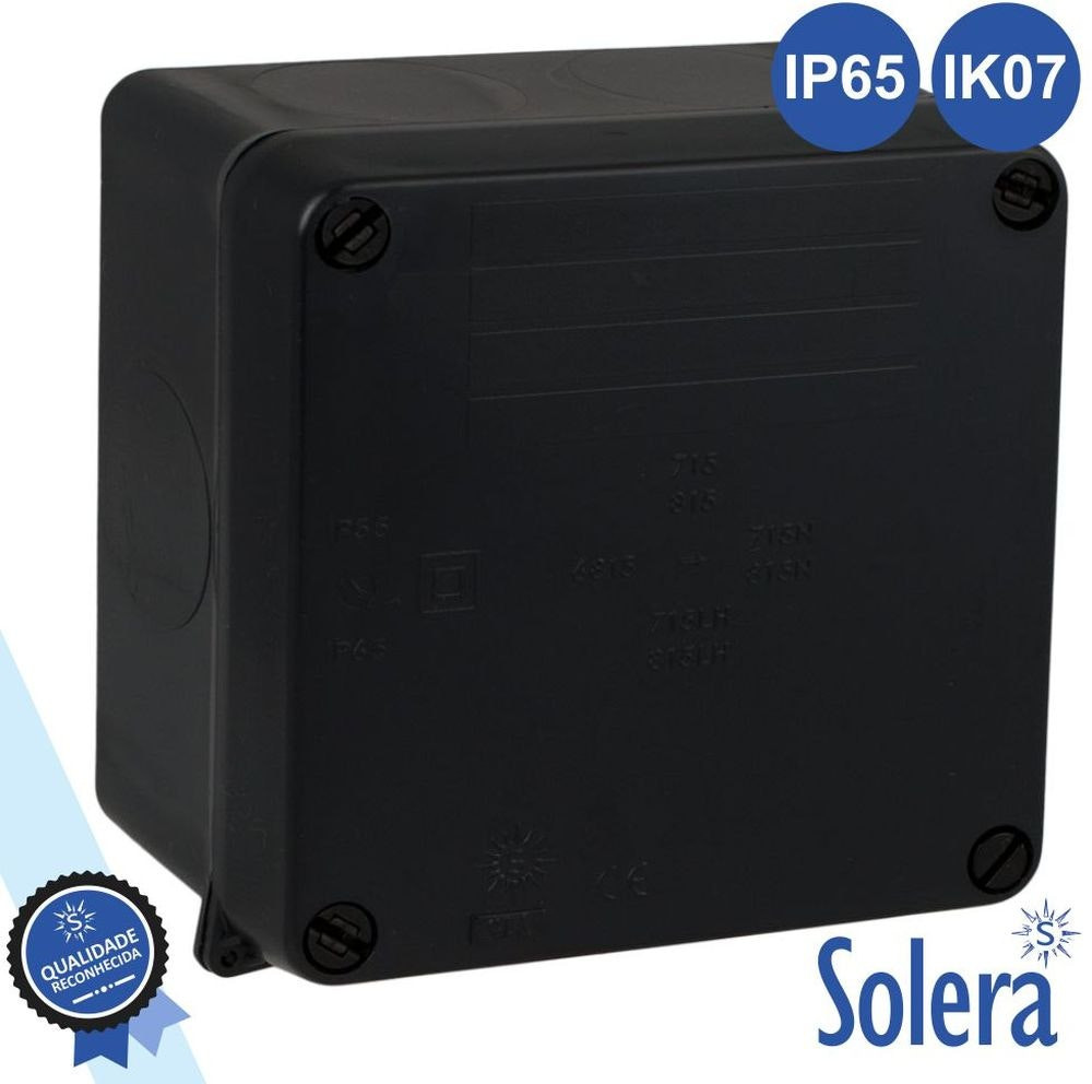 Waterproof junction box 100x100x55 mm IP65 IK07