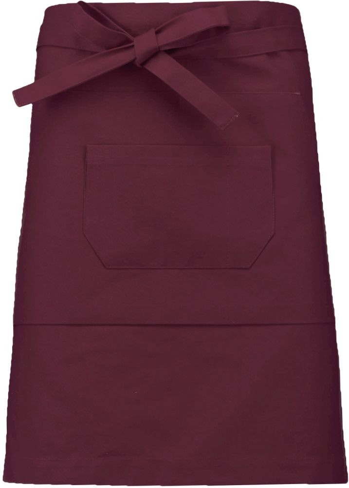 Delantal Medio Algodón Rojo