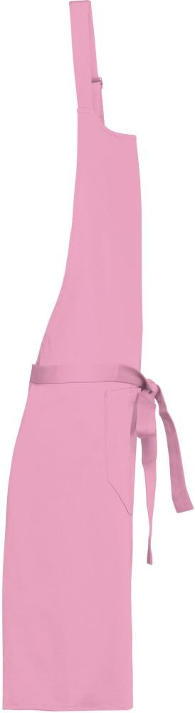 Cotton apron with pocket pink