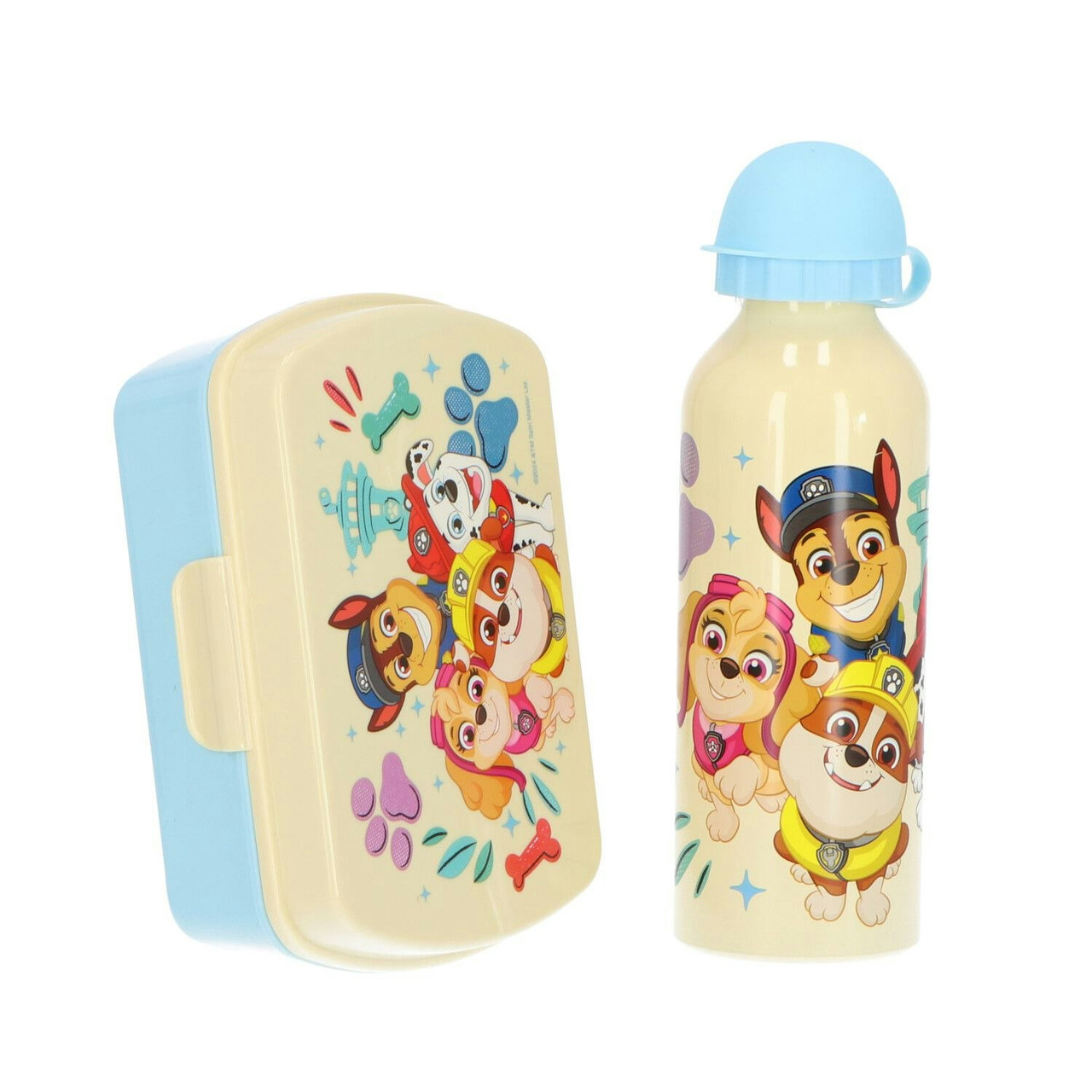 Conjunto botella y sandwichera Patrulla Canina