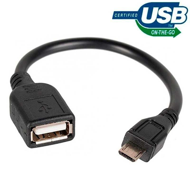 Adaptador USB Femea a Micro USB Macho