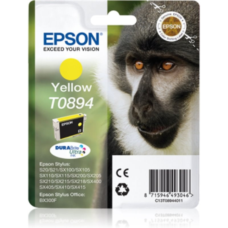 Tinteiro Original EPSON T0894 Amarelo C13T08944011