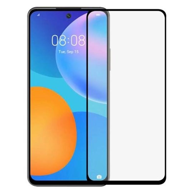 VIDRO TEMPERADO HUAWEI P SMART 2021 5D FULL CURVO PRETO