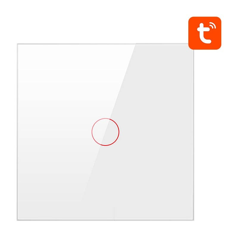 Interruptor Luz AVATTO Inteligente 1 Canal ZTS02-EUW1 Branco