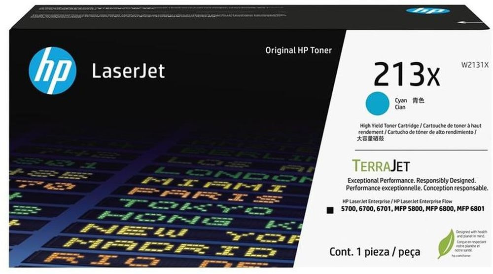 HP cyan toner