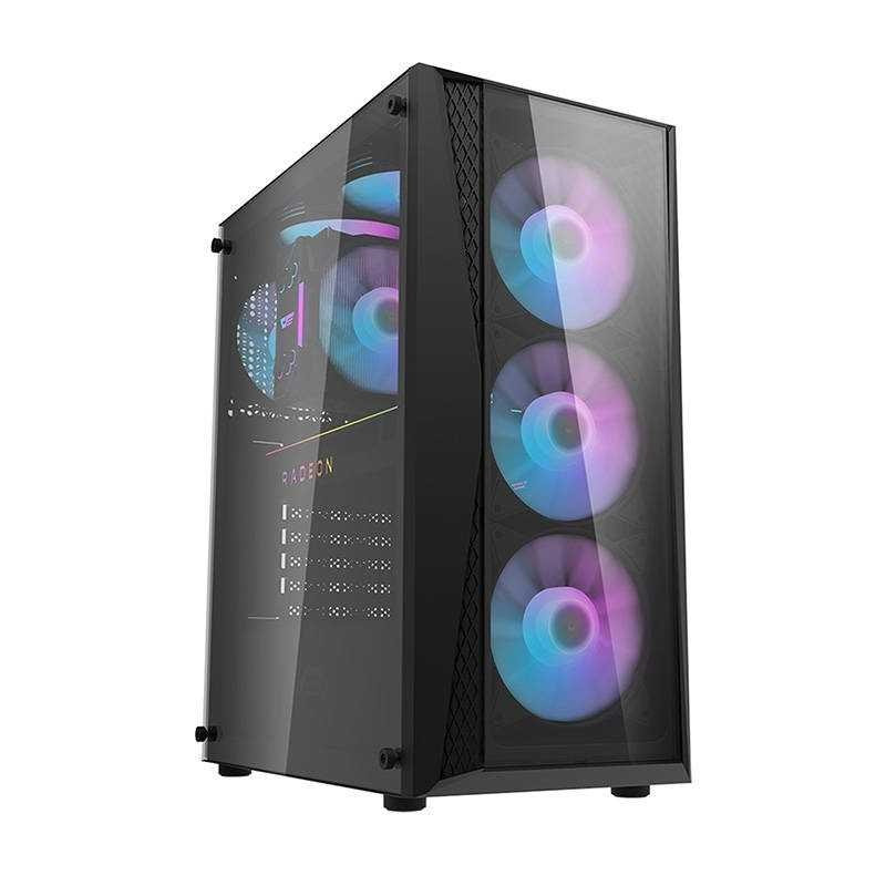 Caixa Computador Darkflash Gamming DK352 + 4 Fans Preto