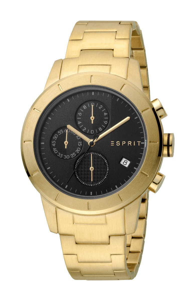 Reloj casual metálico dorado