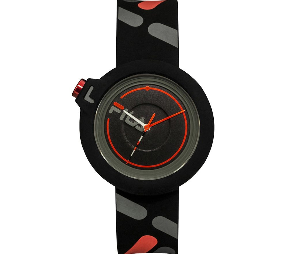 Reloj Puffy con caja y correa de silicona