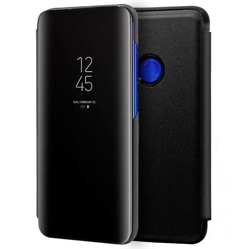Capa Flip Cover Xiaomi Redmi 7 Clearview Preto