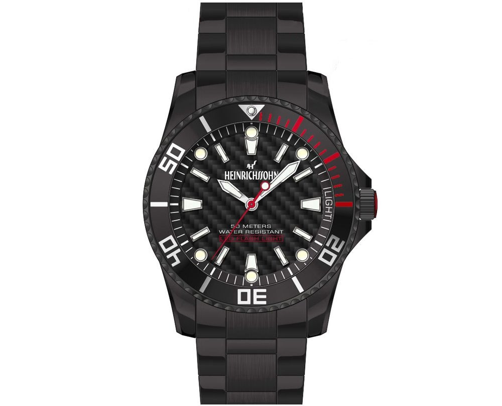 Köln HS1015B black-coated stainless steel watch