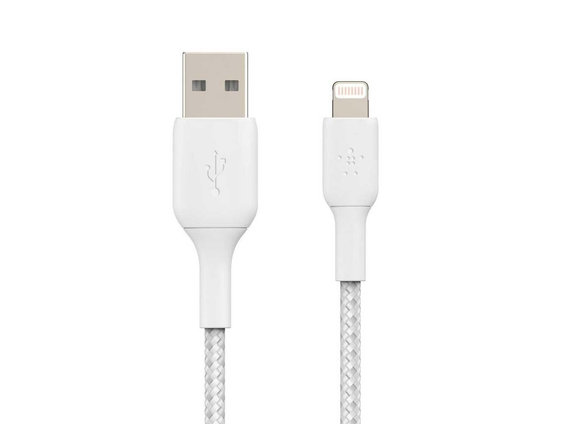 Cable BELKIN trenzado Lightning a USB-A 2 m