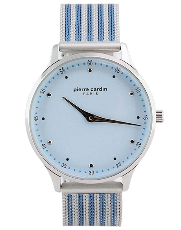 Reloj casual con esfera y correa azules