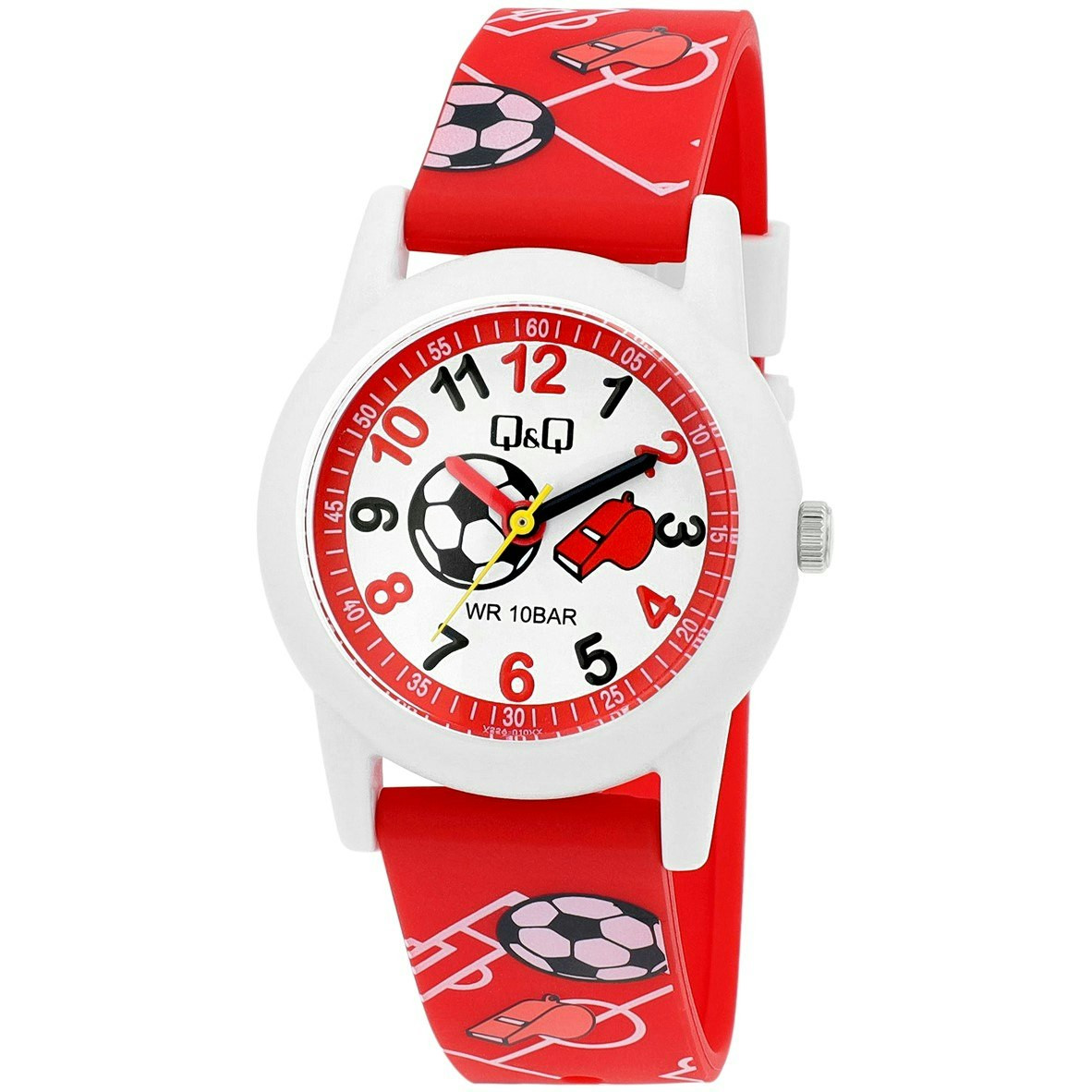 Reloj infantil analógico plástico con correa roja