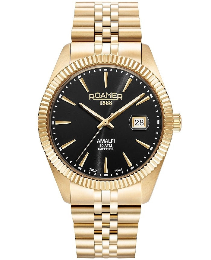 Reloj Amalfi Gents acero inoxidable dorado