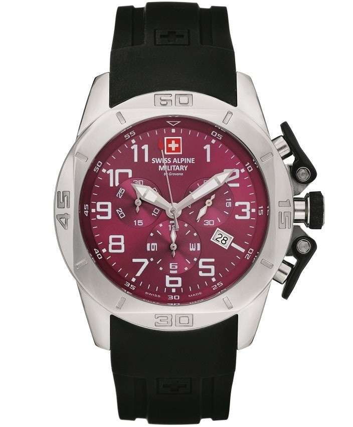 Reloj Swiss Alpine Military SAM7063 9836 analógico negro