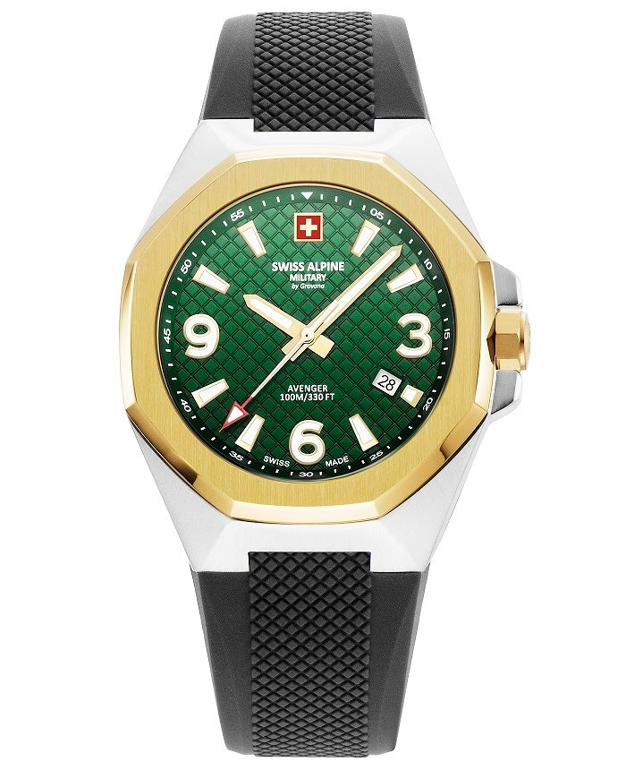 Avenger watch Swiss Alpine Military chronograph black