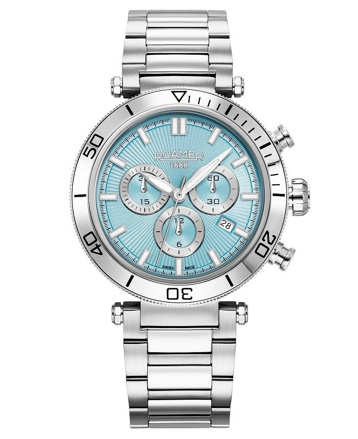 Toscana Chrono acero inoxidable esfera azul