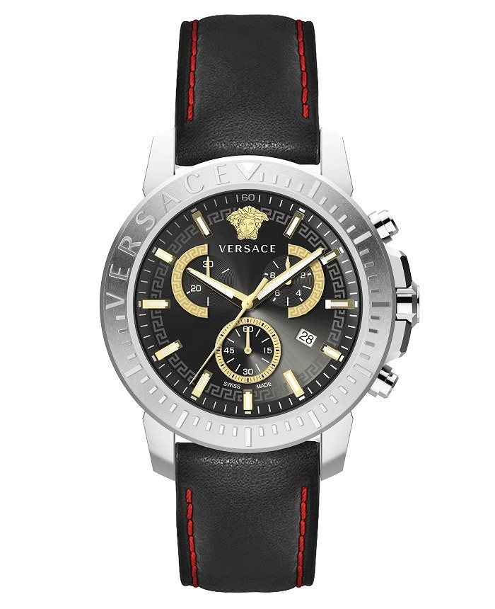 Swiss New Chrono reloj de pulsera en acero inoxidable