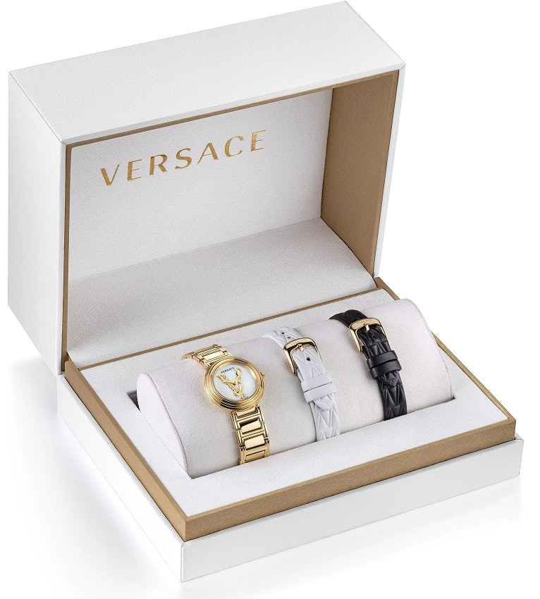 Versace Swiss watch gold-tone stainless steel