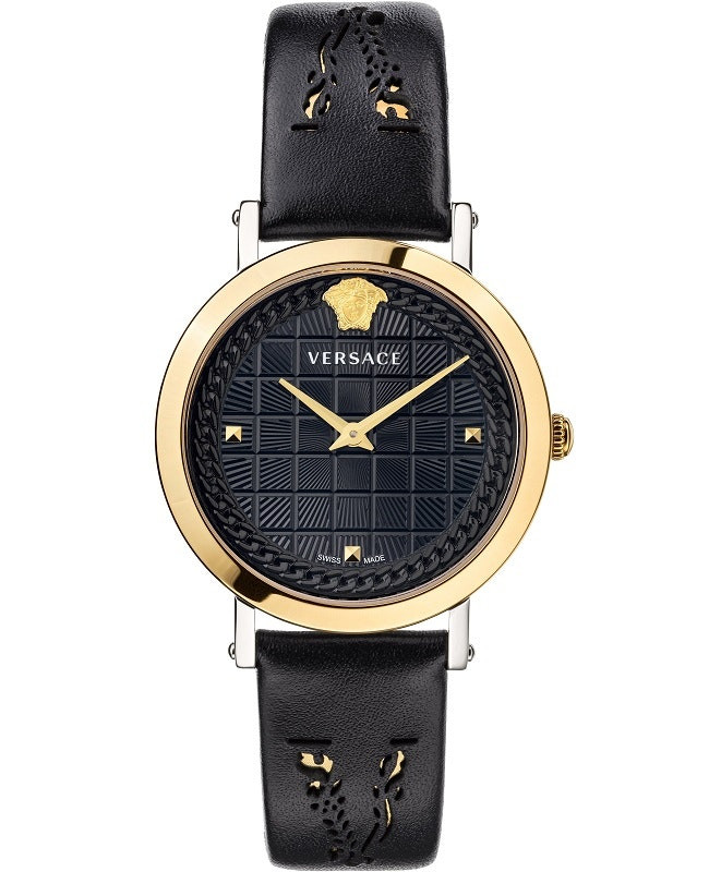 Reloj de pulsera Swiss Versace negro