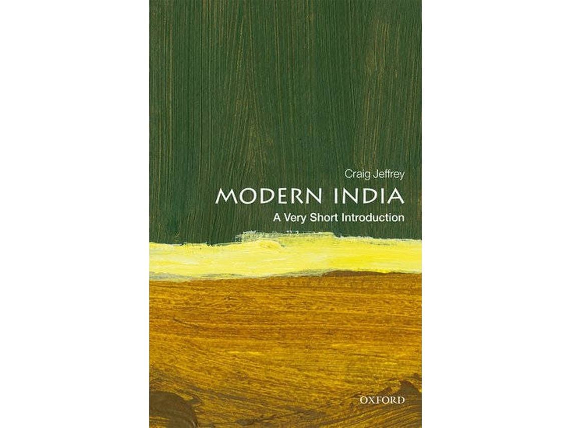 Modern India: A Very Short Introduction de Craig Jeffrey (Inglés)