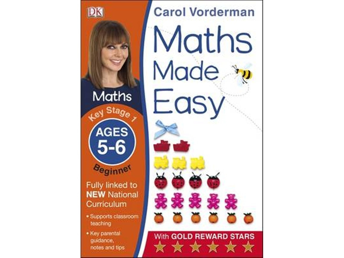 Maths Made Easy Beginner de Carol Vorderman (Inglés)