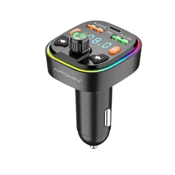 Car charger PA82D with FM and Bluetooth 5.0