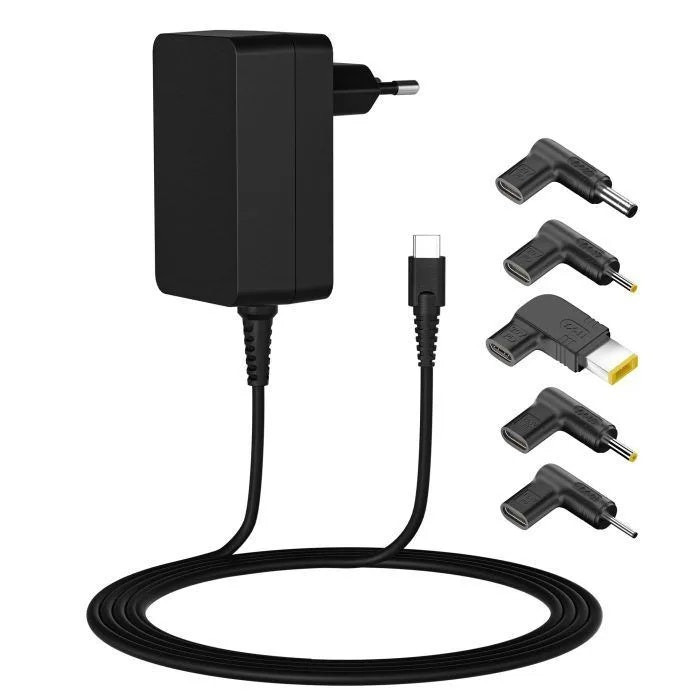 Cargador universal LENCSHOMETC45 45W con cable de 1,8 m