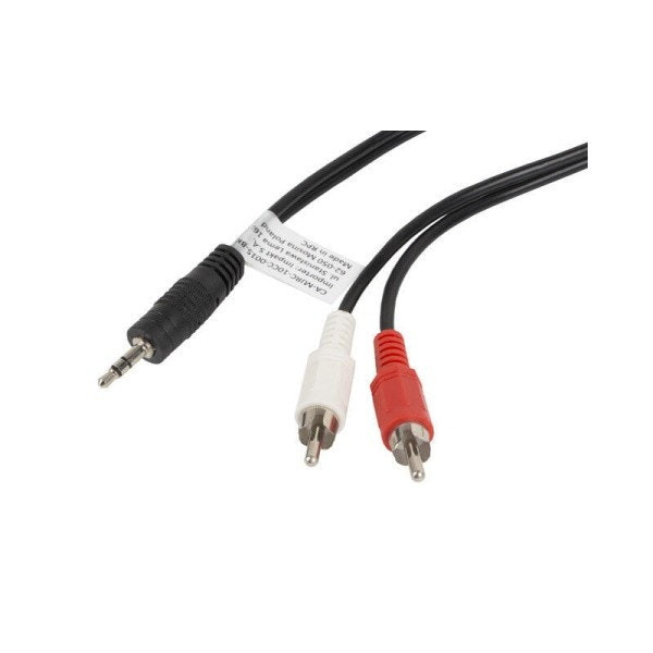 3.5mm to 2x RCA audio cable 1.5 m