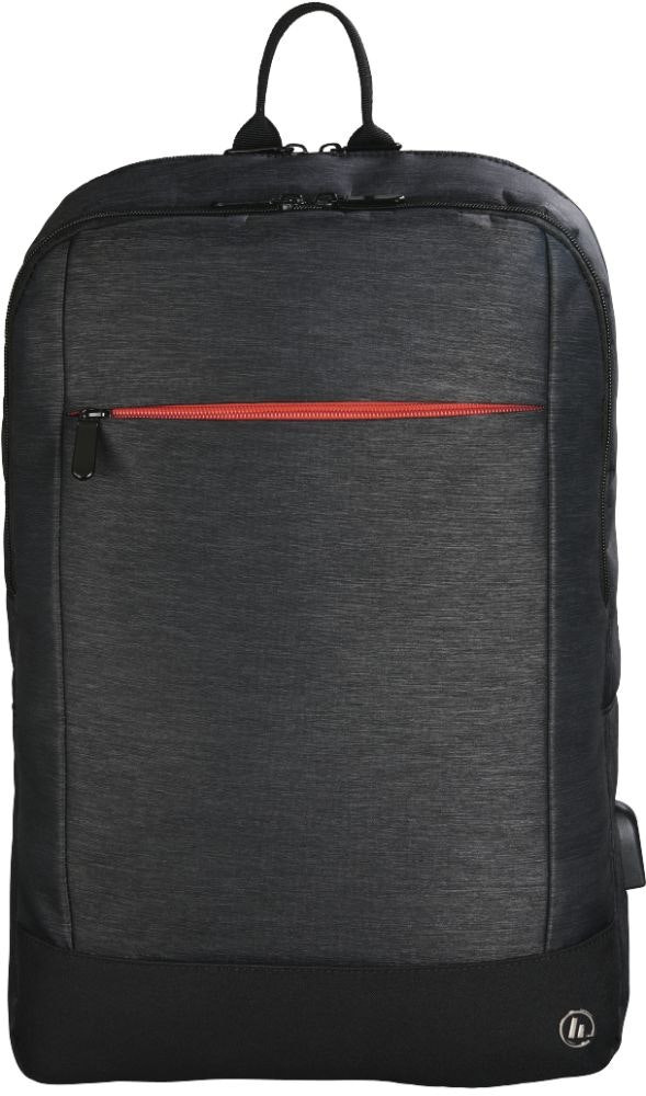 Backpack Manchester 15.6" with 2 front pockets black