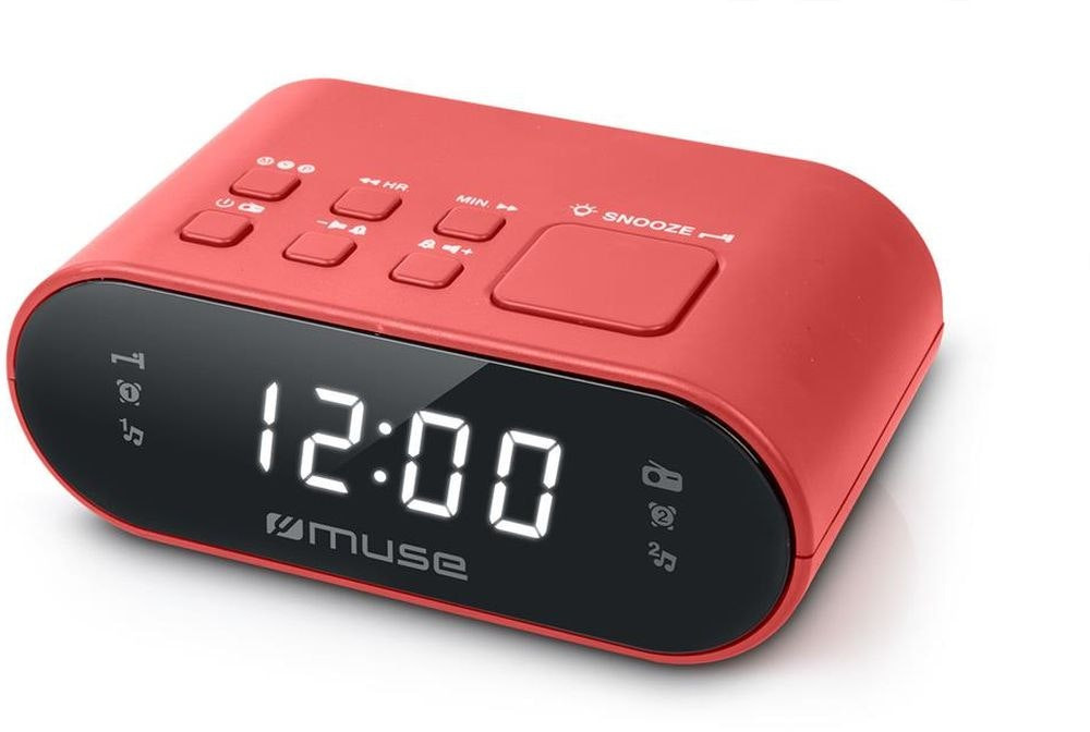 Radio despertador M10RED Rojo