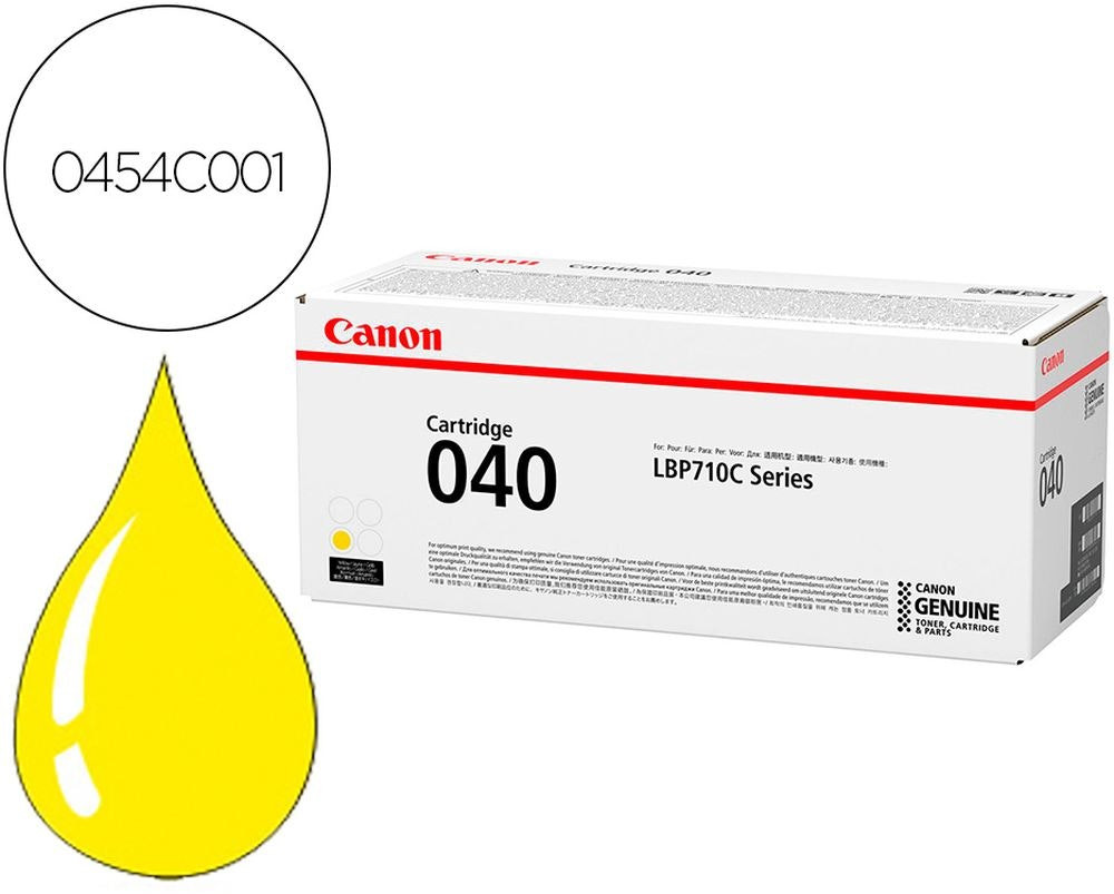 Cartucho de tóner 040 amarillo para LBP712Cx y LBP710Cx