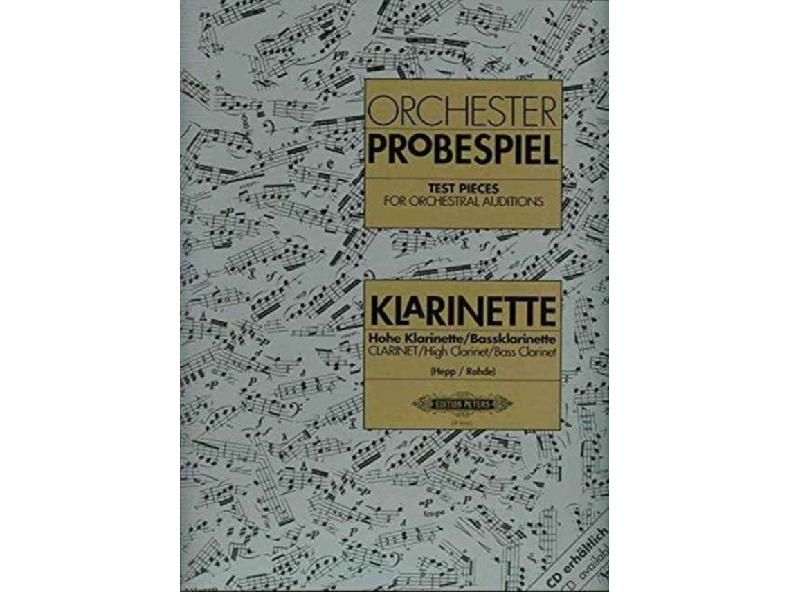Orchestral Test Pieces for Clarinet by MISCELLANEOUS (German)
