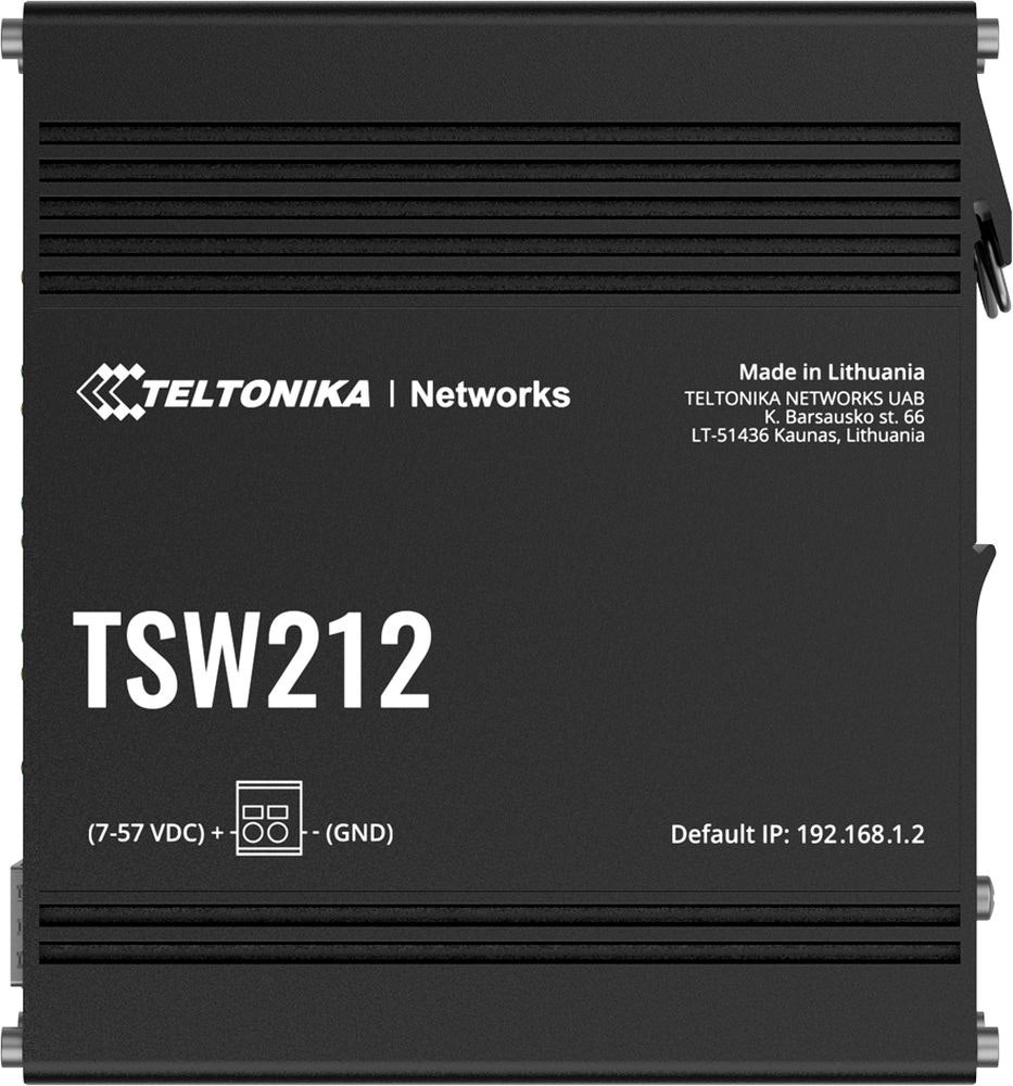 Managed switch 8x Gigabit RJ45 with 2 SFP ports