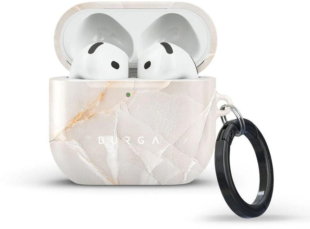 Case for AirPods 4 with suspension ring (vanilla sand)