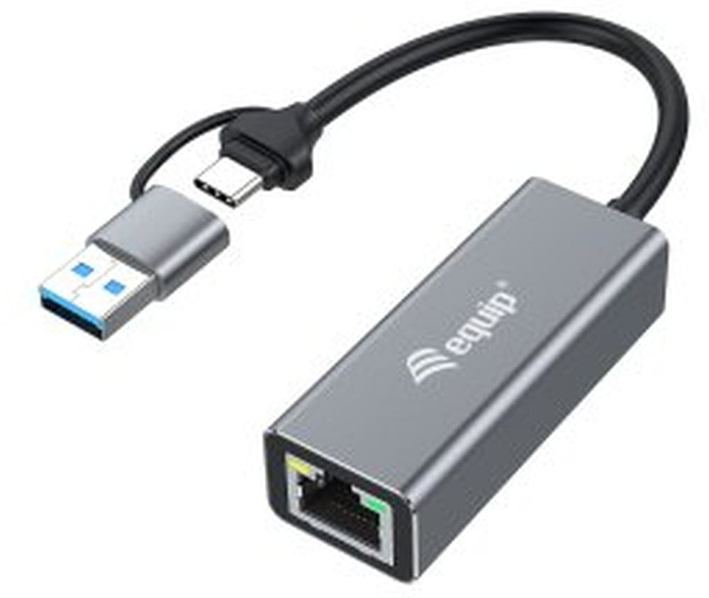 Adaptador USB-C/USB-A a RJ45 2,5Gbps