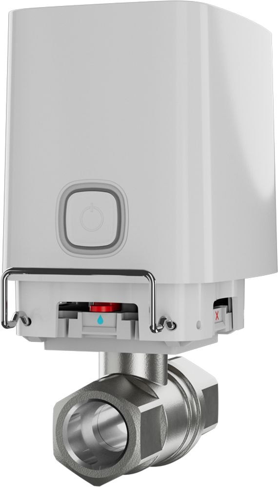 Válvula solenoide de fecho da água Bonomi de 1" (DN 25) - compatível com tubagens de água quente e fria, fecho em menos de 5s, 4 pilhas CR123A