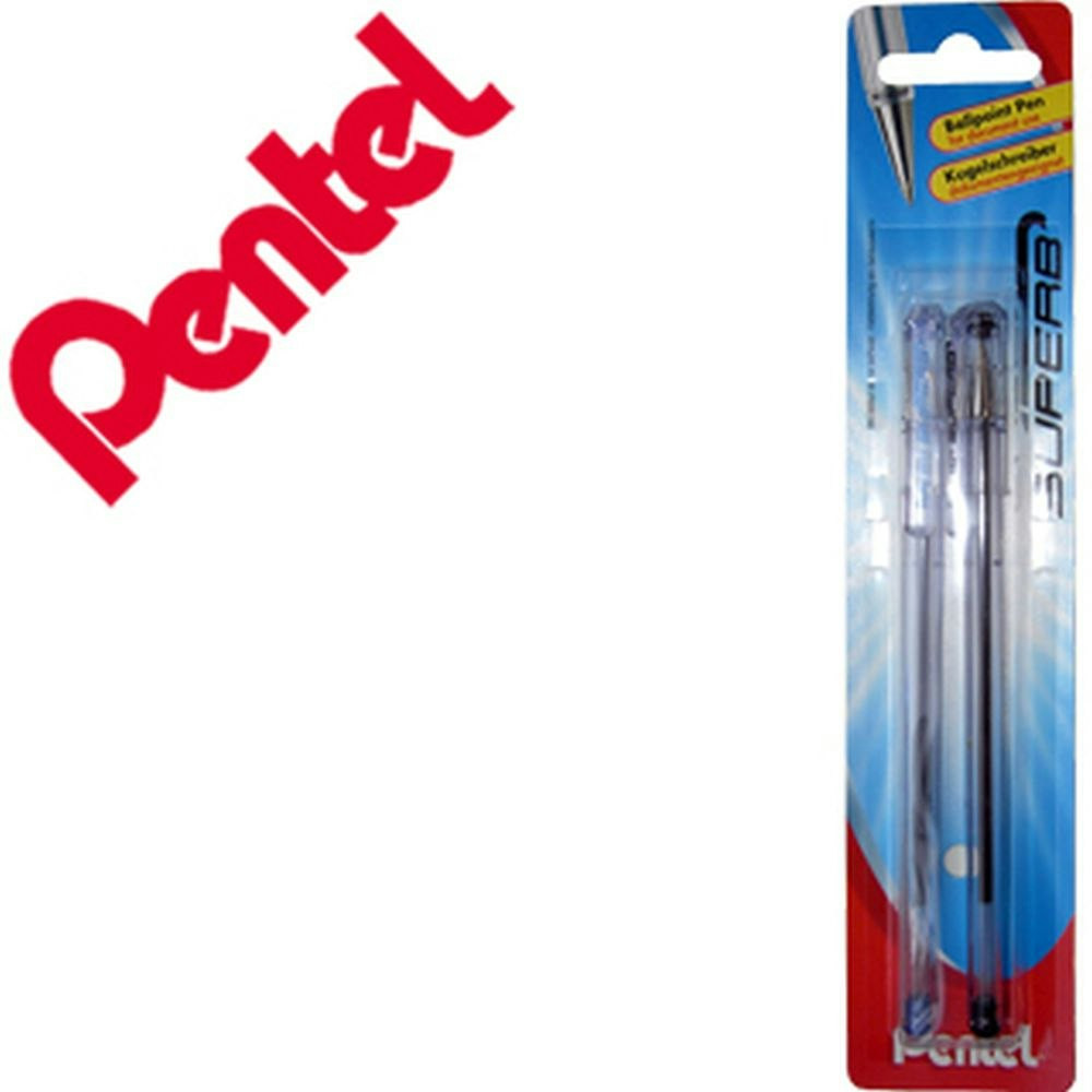 Bolígrafos BK77 pack 2 negro y azul