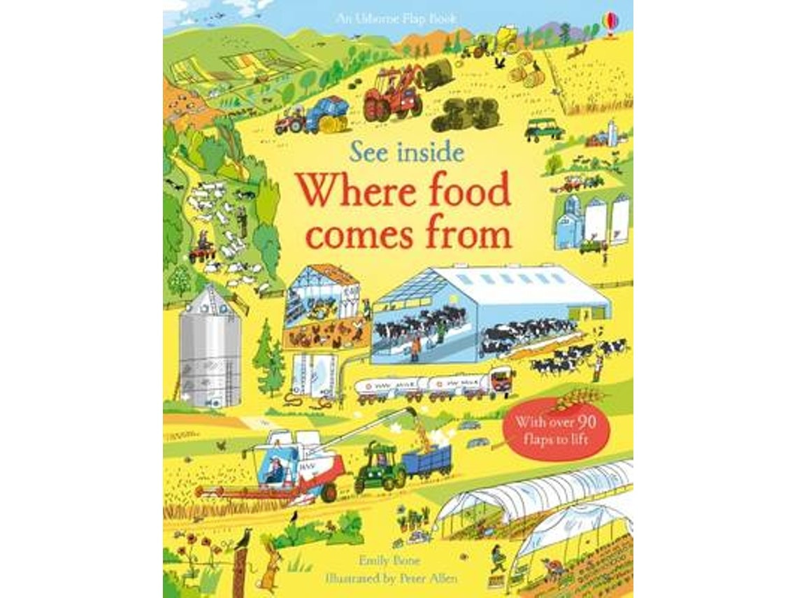 See Inside Where Food Comes From de Emily Bone (Inglés)